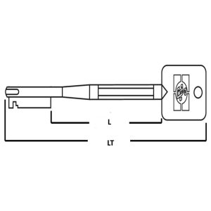 Duplicata Clé S&G simple panneton taillée au modèle